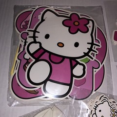 Hello Kitty Birthday Supplies Decorations Lot Banner Backdrop Tablecloth Cake To