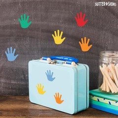 Paper Hand Cutouts Classroom School Bulletin Board Decoration Crafts 108 PCS