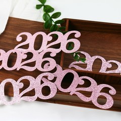 Pink Table Confetti Class Of 2026 Graduation Decorations 5.4×3.8 Inch 24 PCS