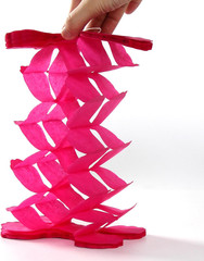 Hot-Pink Burnt-Orange Fall Party-Decorations – 12Pcs Streamers-Garland Birthday