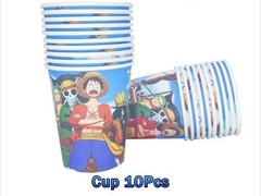 Anime 176pc Straw Hat Pirates Monkey D Luffy Birthday Decorations Balloons Cups