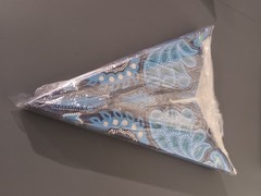 SEALED 5 PACK 24″ BLUE MONARCH GLITTER Illuminated Paper Star Lantern Lampshade