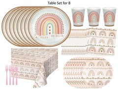 Boho Rainbow Baby Shower & Birthday Party Supplies