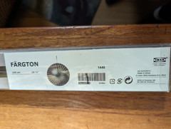 Paper Pinwheel Party Decoration BROWN X-LARGE Ikea 39″ Färgton NEW in Box
