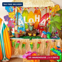 Tropical Luau Party Decorations Set Hawaiian Beach Theme Party Favors Luau Party