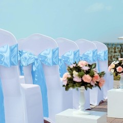 Elegant Satin Chair Sashes Weddings Parties Baby Showers Event Decorations New