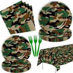 Army Camouflage Party Decorations – Camo Camouflage Birthday Party Supplies, Pap