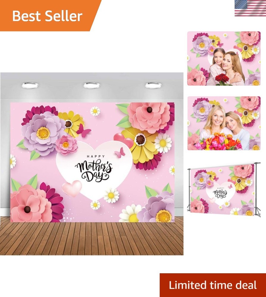 High-Resolution 7x5ft Mother’s Day Photography Backdrop for Stunning Photos