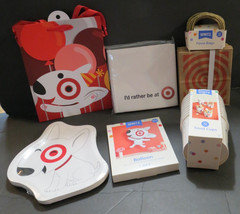 New Target bullseye Bull terrier birthday party for 10 Plates, napkins, cups +