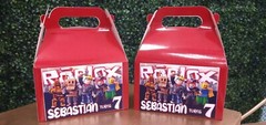 ROBLOX party favor treat box personalized Set of 12 birthday box, personalizas