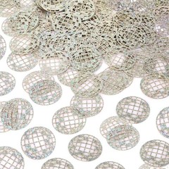 100pcs Glitter Disco Ball Table Confetti, Disco Theme Party Confetti for Bachelo