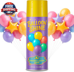 Balloon Shine Spray for Party : 15 Oz Balloons Spray Silicone for Mother’S Day H