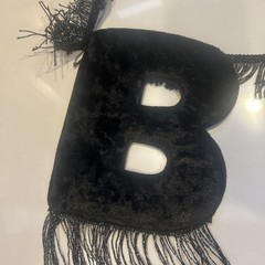 Hyde And EEK! Boutique. 6’ Length Halloween BOO Garland Black