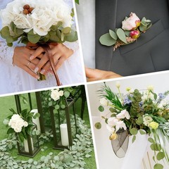 Dried Eucalyptus Leaves 500 Pcs 9oz 1.5-3″ Natural Decor – Wedding
