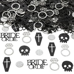 200pcs Bride Or Die Confetti Bachelorette Party Decorations for Women Girls, …