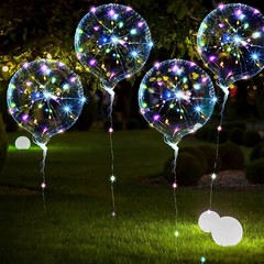 LED Light Up Bobo Kit 8 pack flashing handles sticks connectors cup NO BALLOONS