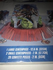 Marvel Avengers Table Decorating Kit Birthday Party 23 Pieces New
