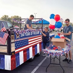 250Th Anniversary Patriotic Parade Float Decoration Kit, 250 Years Independence