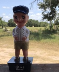 Over The Hill -Midlife Crisis-Birthday Doll-“ 40 Is A Pisser”- NEW