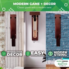 SWOOC Games – Hideaway Hook and Ring Game On A String – Weather Resistant & E…