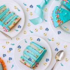 INNORU Nautical Theme It’s a Boy Confetti Glitter, Ship Anchor Confetti, Baby Sh