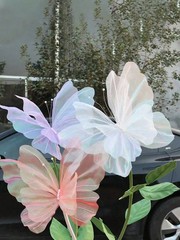 3D Simulated Butterfly Decoration, For Birthday Wedding Outdoor Party