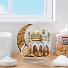 Ramadans Home Decors 2D Eid Mubarak Decoration Islamic Holiday Gift for Family