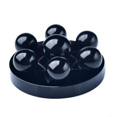 7 pcs FengShui Obsidian Sphere Seven-star Array Energy Meditation and Ba Zi