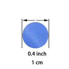 Blue Metallic Foil Round Table Confetti Circle Dots Mylar Scatter Decor 60g