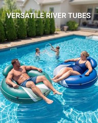 Pool Float Adult, River Tubes for Floating Heavy Duty, River Floats with Mesh Bo