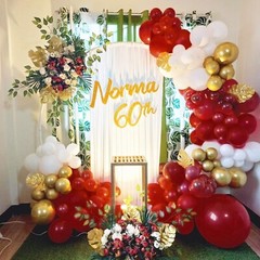 129pcs Premium Latex Different Sizes 18,12,10,5 Inches Balloons for Garland Arch