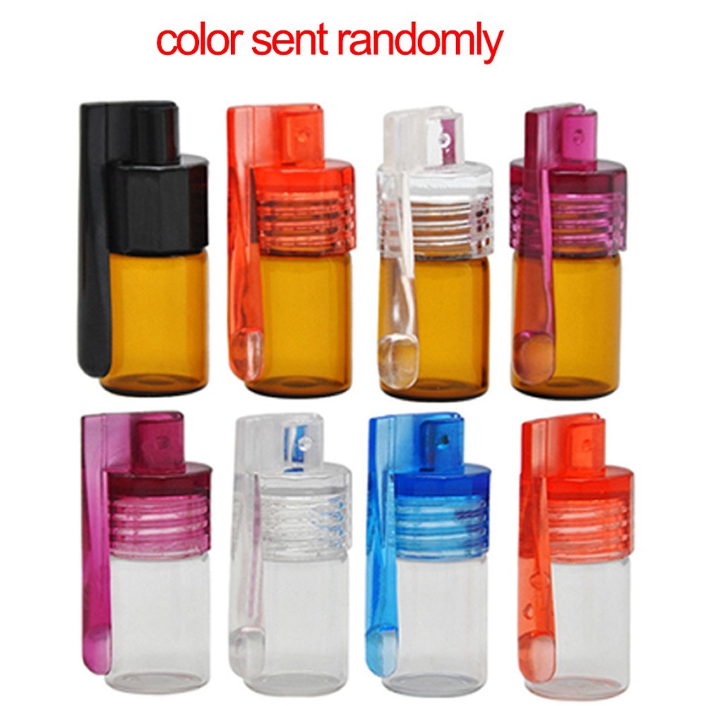 15Pcs Glass Bottle Patry Men Gift Spice Storage Box with Spoon for Kitchen