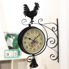 Functional and Decorative Double Sided Wall Clock for Modern Home Settings