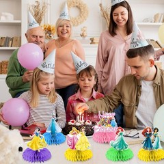 Princess Birthday Party Decorations, Double Sided Honeycomb Centerpieces for …