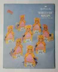 Vintage Hallmark Rebecca Sue Nutcups 75NC165-5