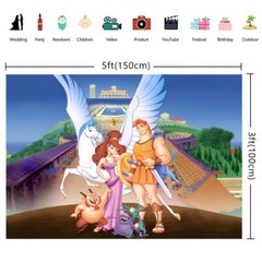 Hercules Party Decorations Backdrop Banner Poster Birthday Gift Party Supplies