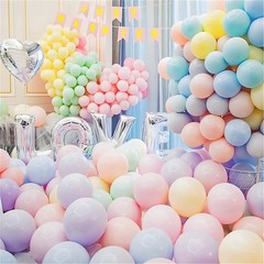 Pastel Rainbow Mini Balloons – 5 Inch, 200 Count, Wedding & Party Decor Supplies
