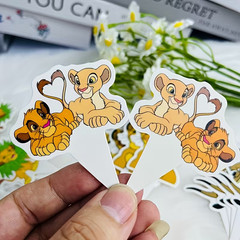 Lion King Birthday Party Cupcake Toppers Disney 24pcs Kids Party NEW, US SELLER