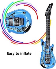 Children’s 6-Pack Inflatable Guitar Party Favors – Waterproof & Fun for All Ages