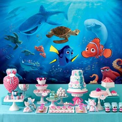 Finding Nemo Party supplies Backdrop Banner Photography Birthday Gift 7x5ft