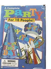 Happy Birthday Party in a box for 10