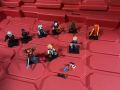 Marvel avengers Mini figures Lot of 10 BIRTHDAY CAKE TOPPERS PARTY SUPPLIES