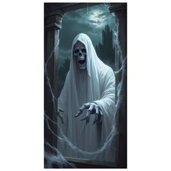 72×35″ Halloween Door Banner Scary Ghost Hospital Party Photo Backdrop