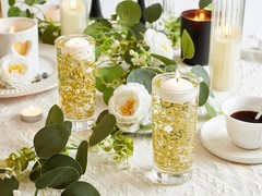 30 PCS Gold Artificial Pearl String Graduation Table Decorations 2026, Vase F…