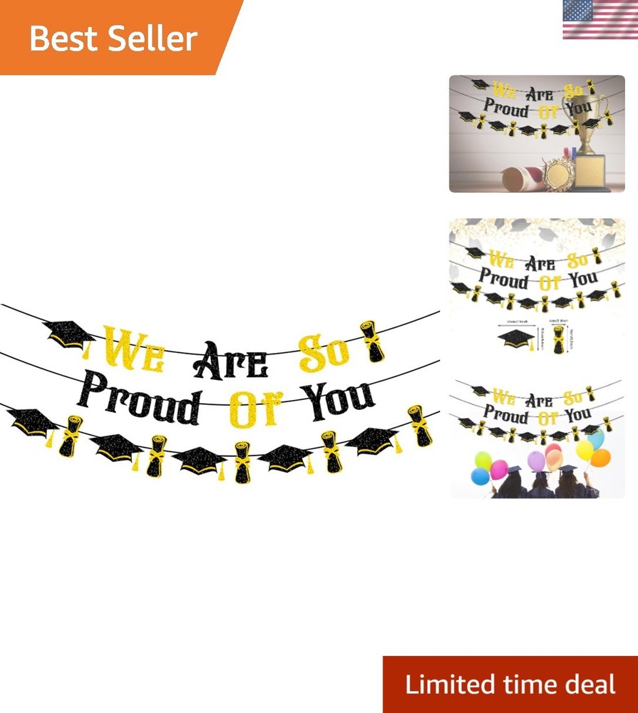 Versatile Graduation Banner for Indoor & Outdoor Use – Lightweight & Reusable