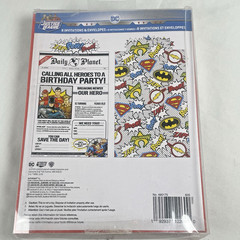 Justice League DC Comics Daily Planet Kid Birthday Party Invitations Pack of 8