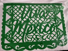 2 Pack 9 Pieces Papel Picado Plastic Papel Picado 16’ Mexican Papel Picado