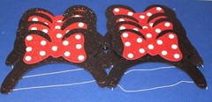MINNIE MOUSE GLITTER FOAM TIARA CROWN HEADBAND COSTUME BIRTHDAY PARTY 10 PACK