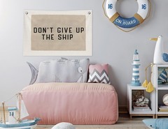 Coastal Beach Wall Decor, Beachy Room Decor Canvas Banner, Don’t Give Up the …
