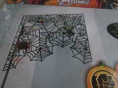 Marvel AVENGERS DOORWAY WEB Decoration KIT Halloween NEW Iron Man CAPTAIN Party